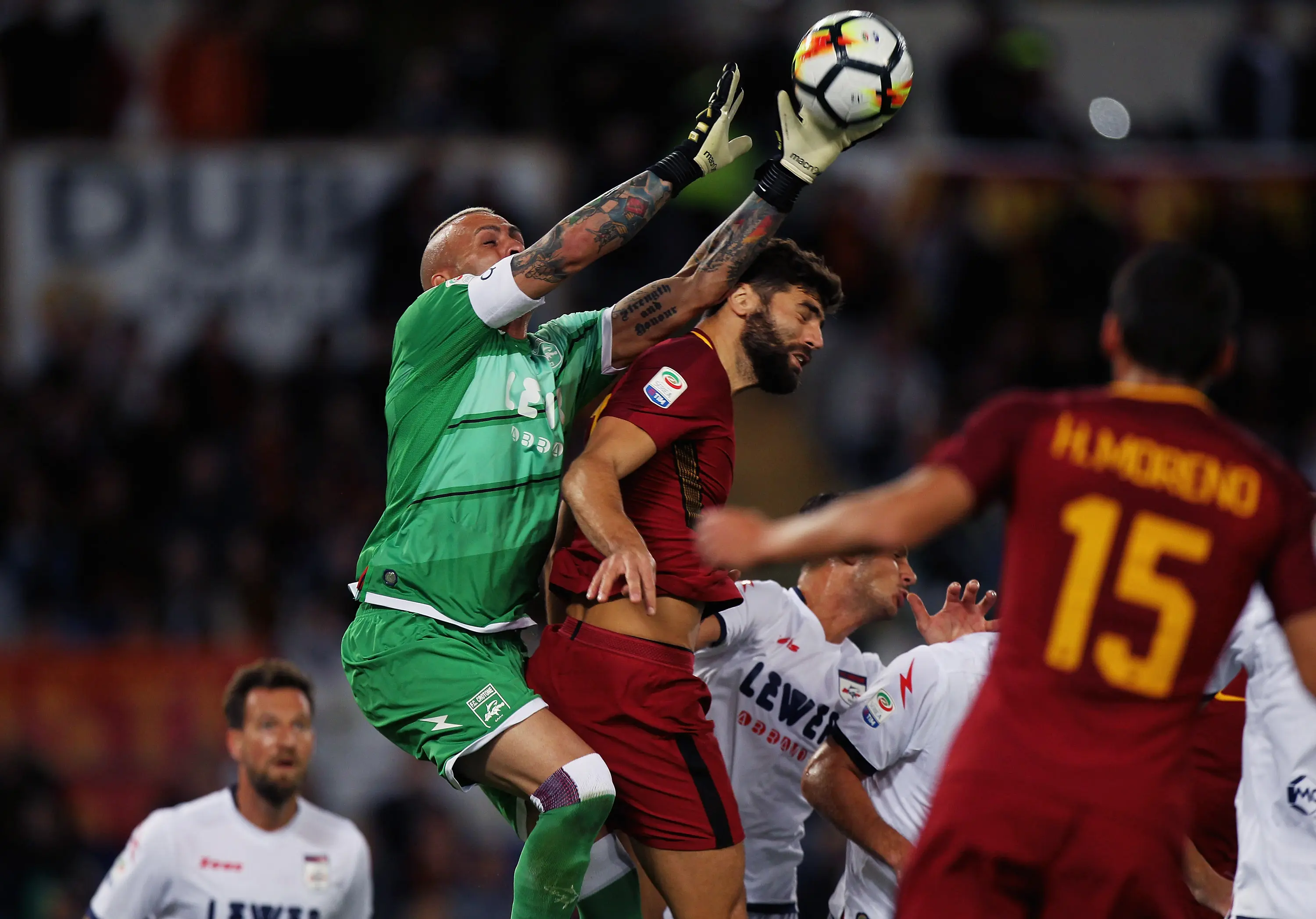 cordaz fazio uscita roma crotone 251017