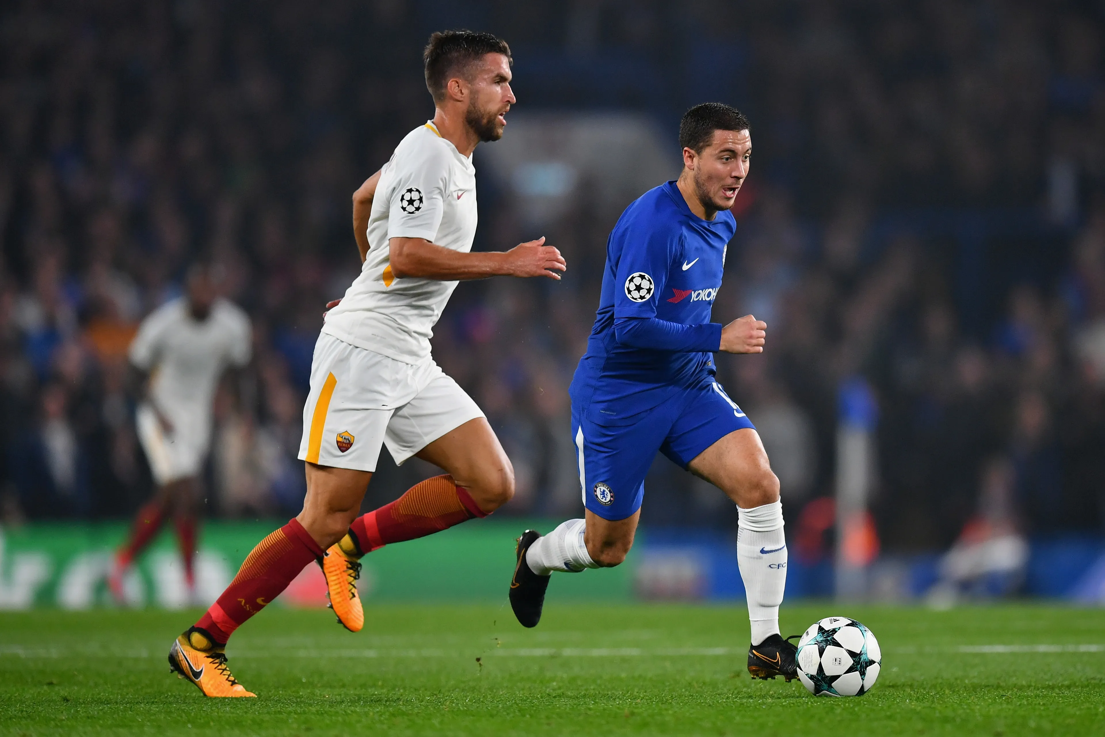strootman azione chelsea roma