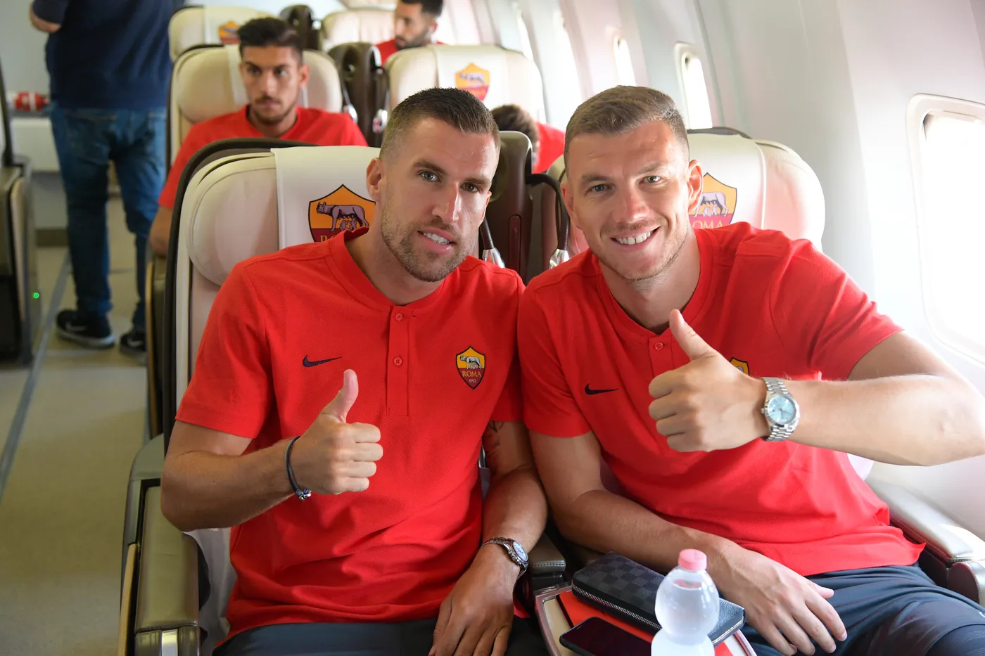 strootman dzeko aereo
