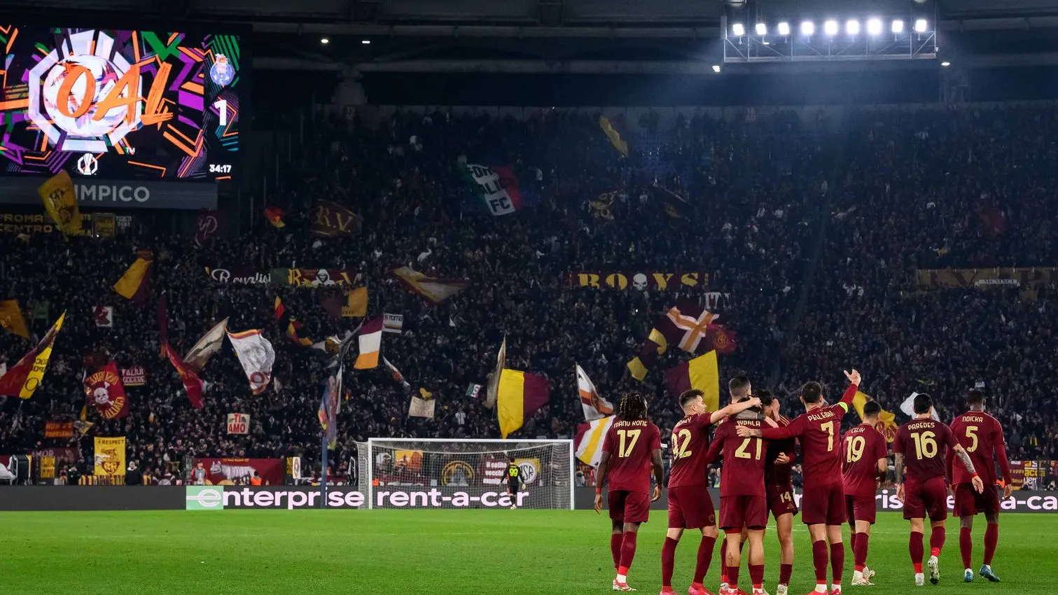 gol roma porto