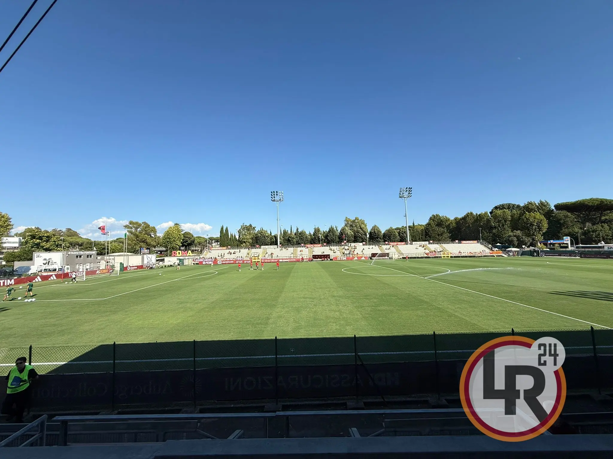 amichevole roma cannes stadio tre fontane
