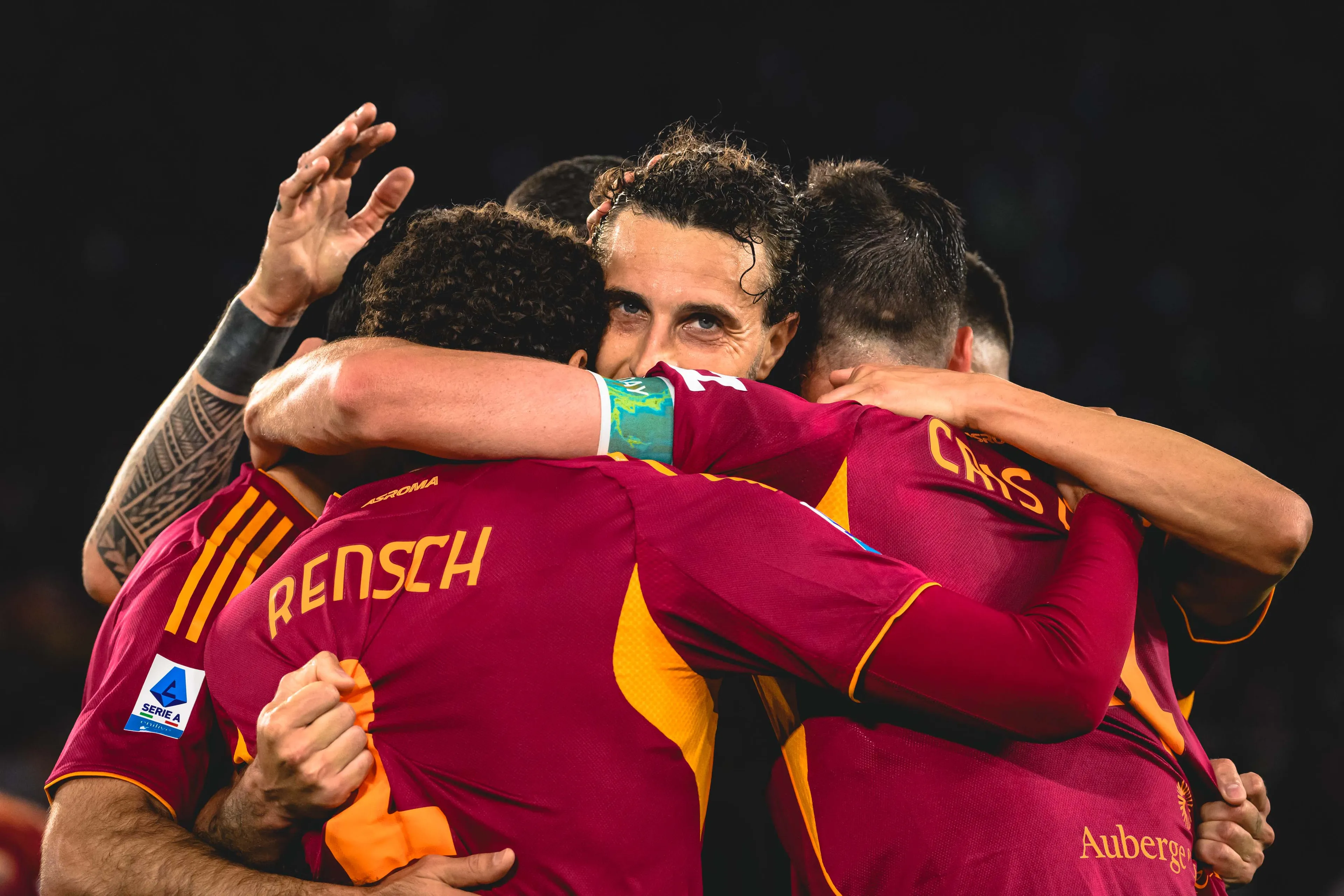roma atalanta hermoso esultanza squadra