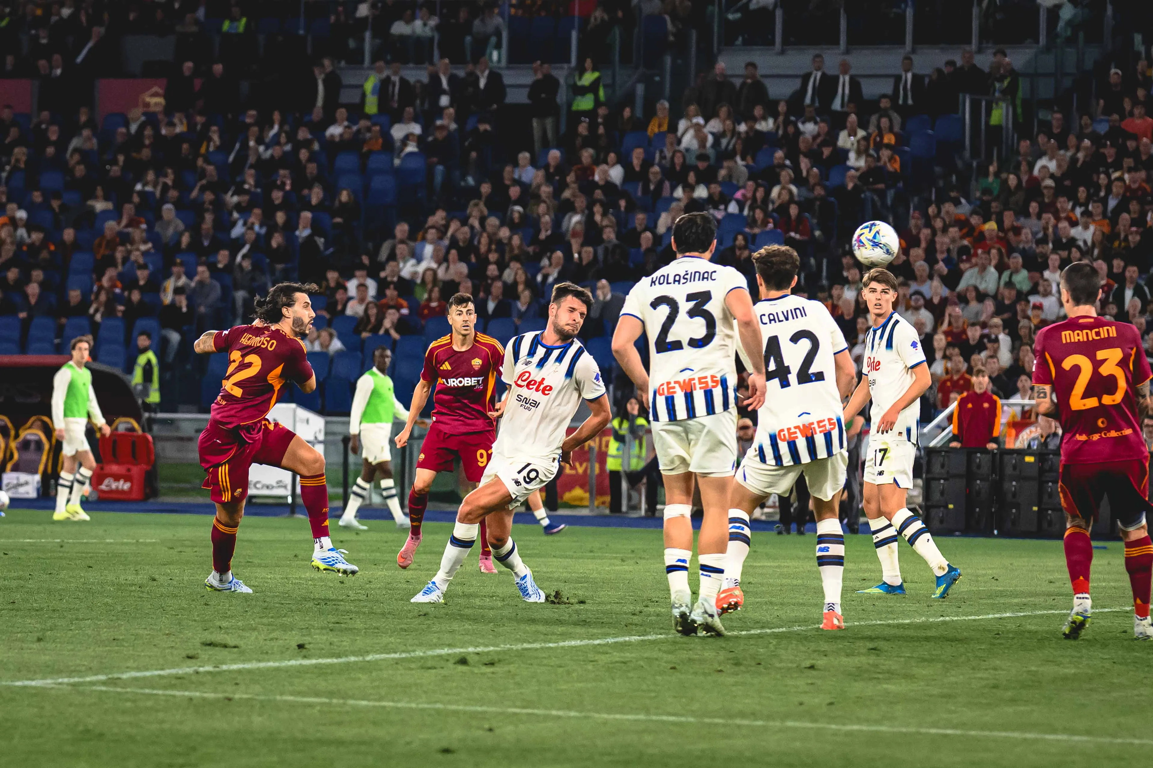 roma atalanta hermoso
