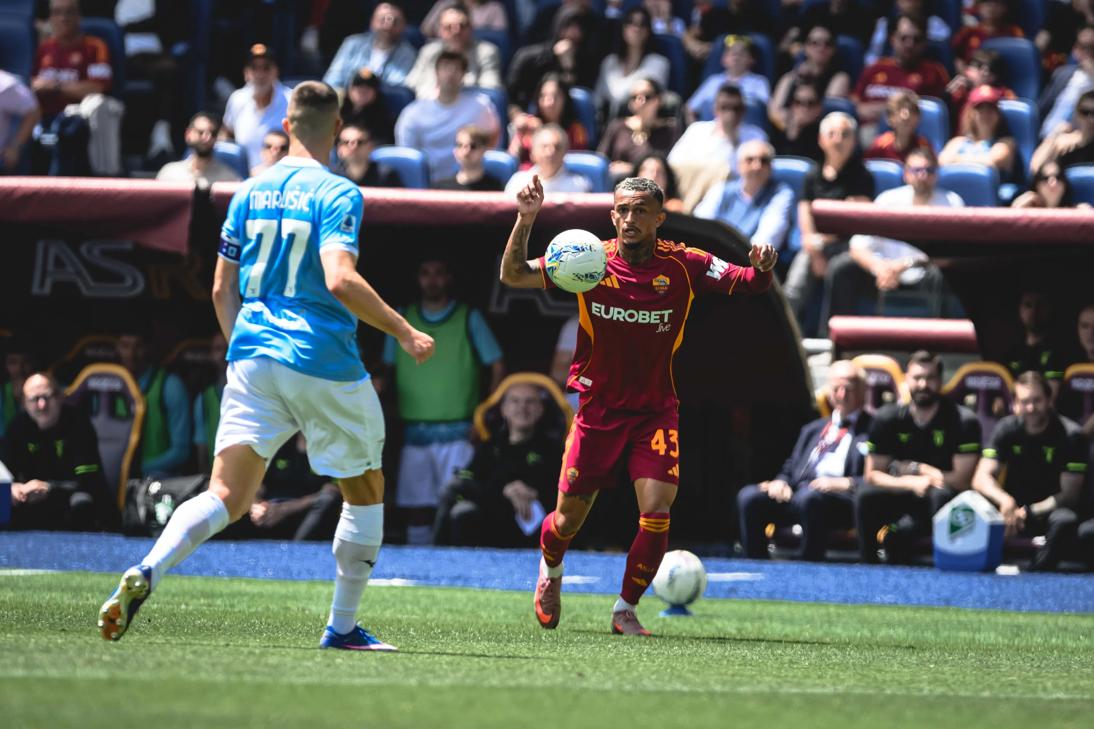 roma lazio wesley marusic