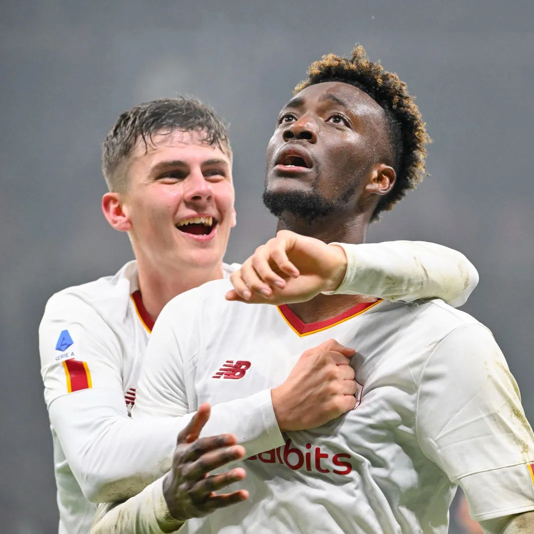 abraham gol con tahirovic milan roma