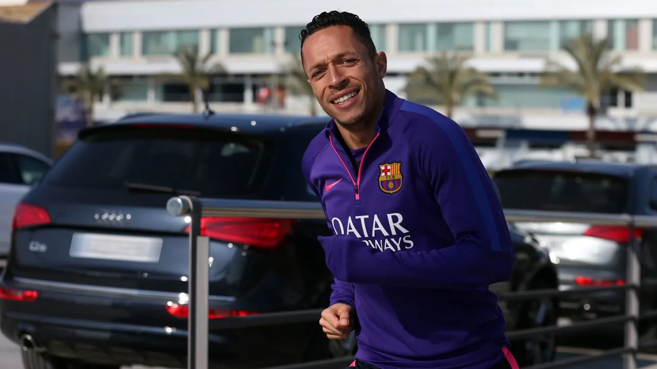 adriano allenamento barcellona 2015