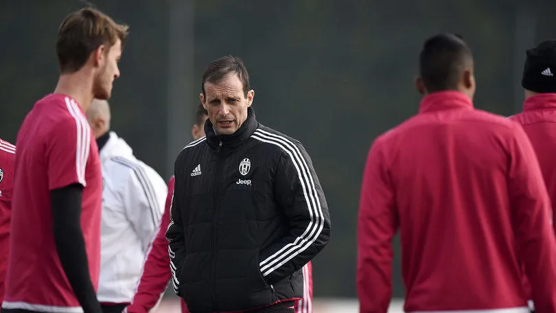 allegri allenamento juve