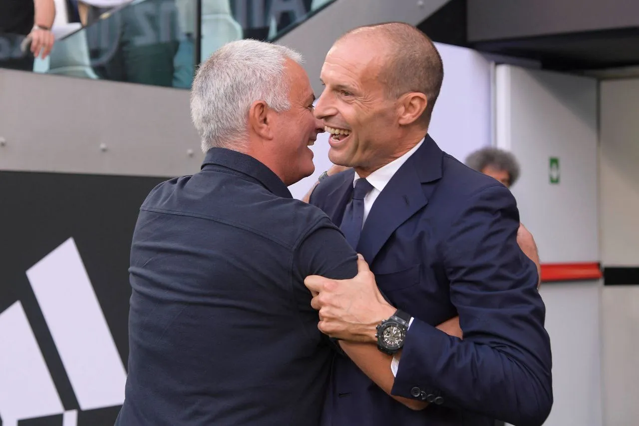 allegri mourinho juve roma
