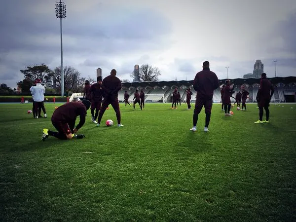 allenamento australia tourne