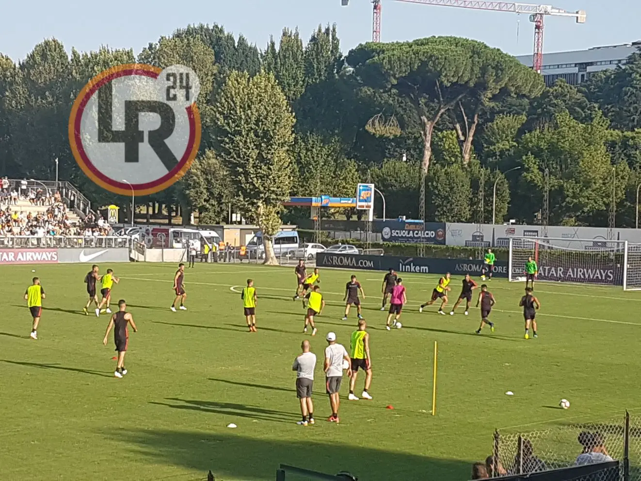 allenamento ritiro roma tre fontante