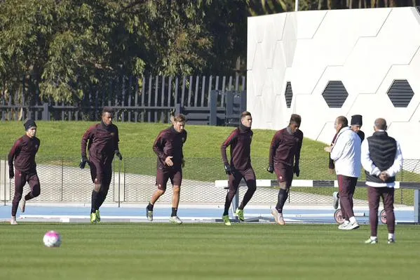 allenamento roma melbourne