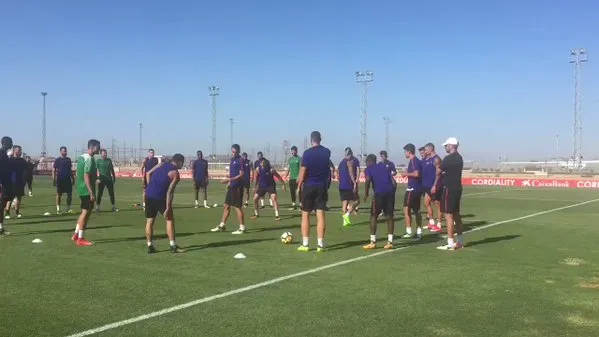 allenamento spagna pre siviglia roma