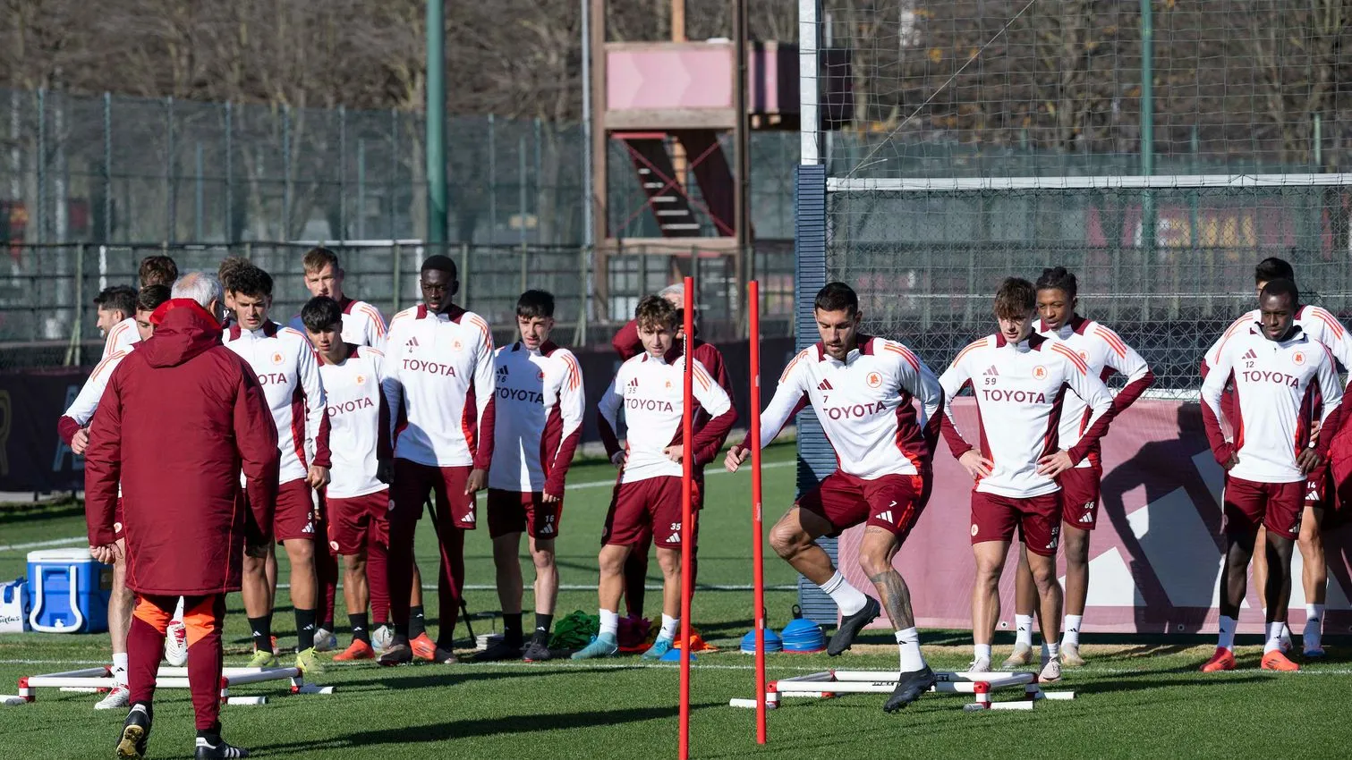 allenamento trigoria 1