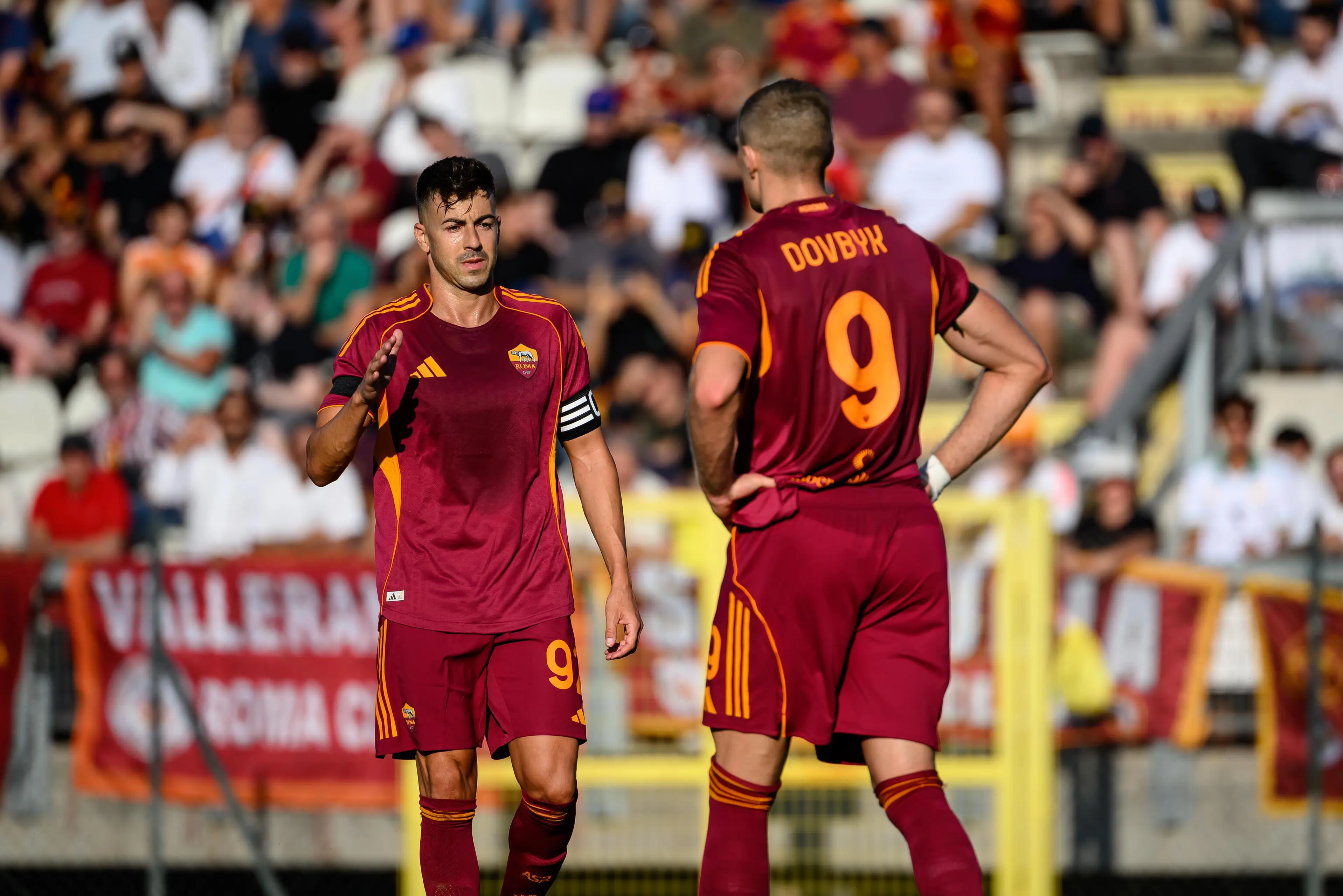 amichevole roma cannes el shaarawy dovbyk