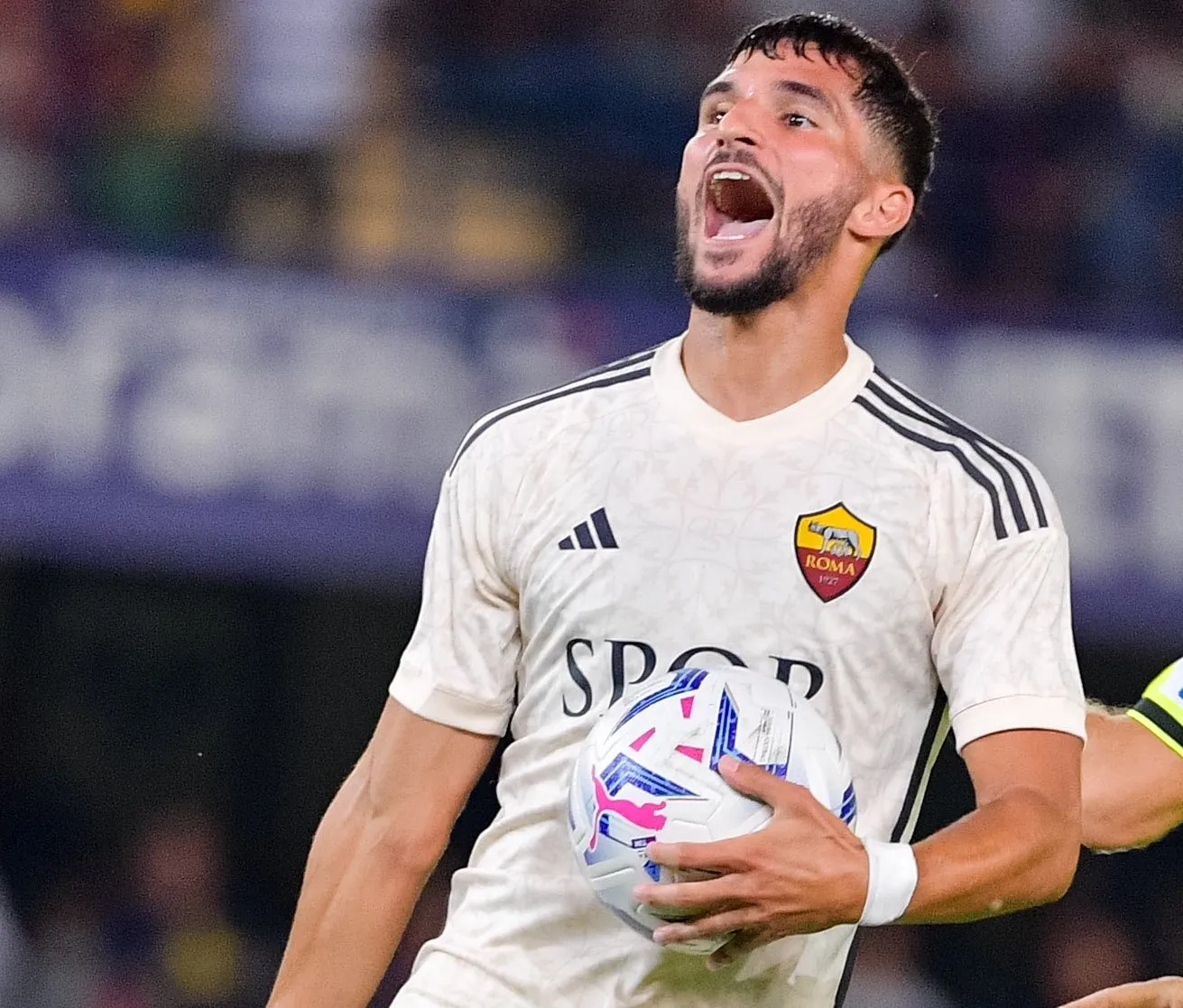 aouar gol verona roma