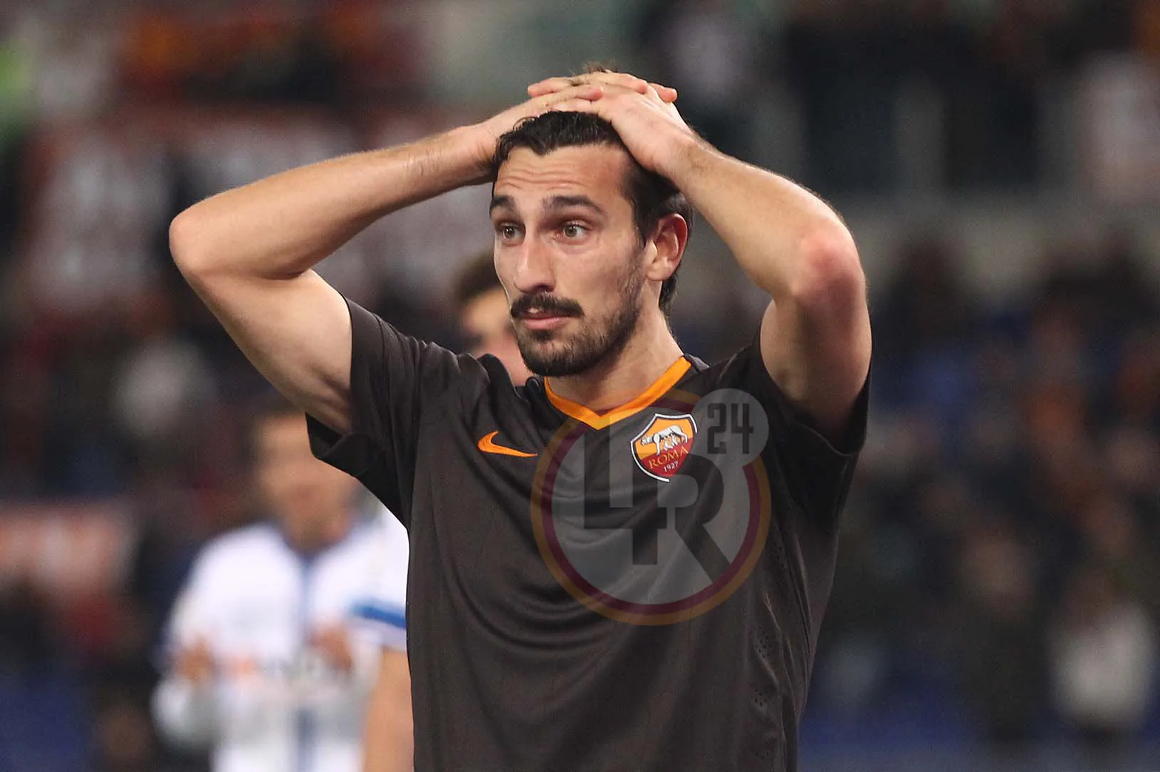 astori mani nei capelli roma empoli 200115 mancini