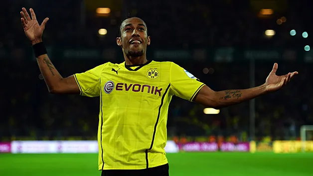aubameyang dortmund 2014 esulta