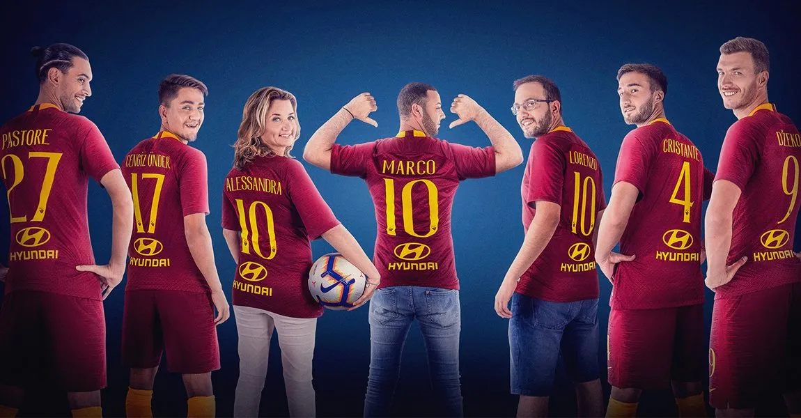 back sponsor roma
