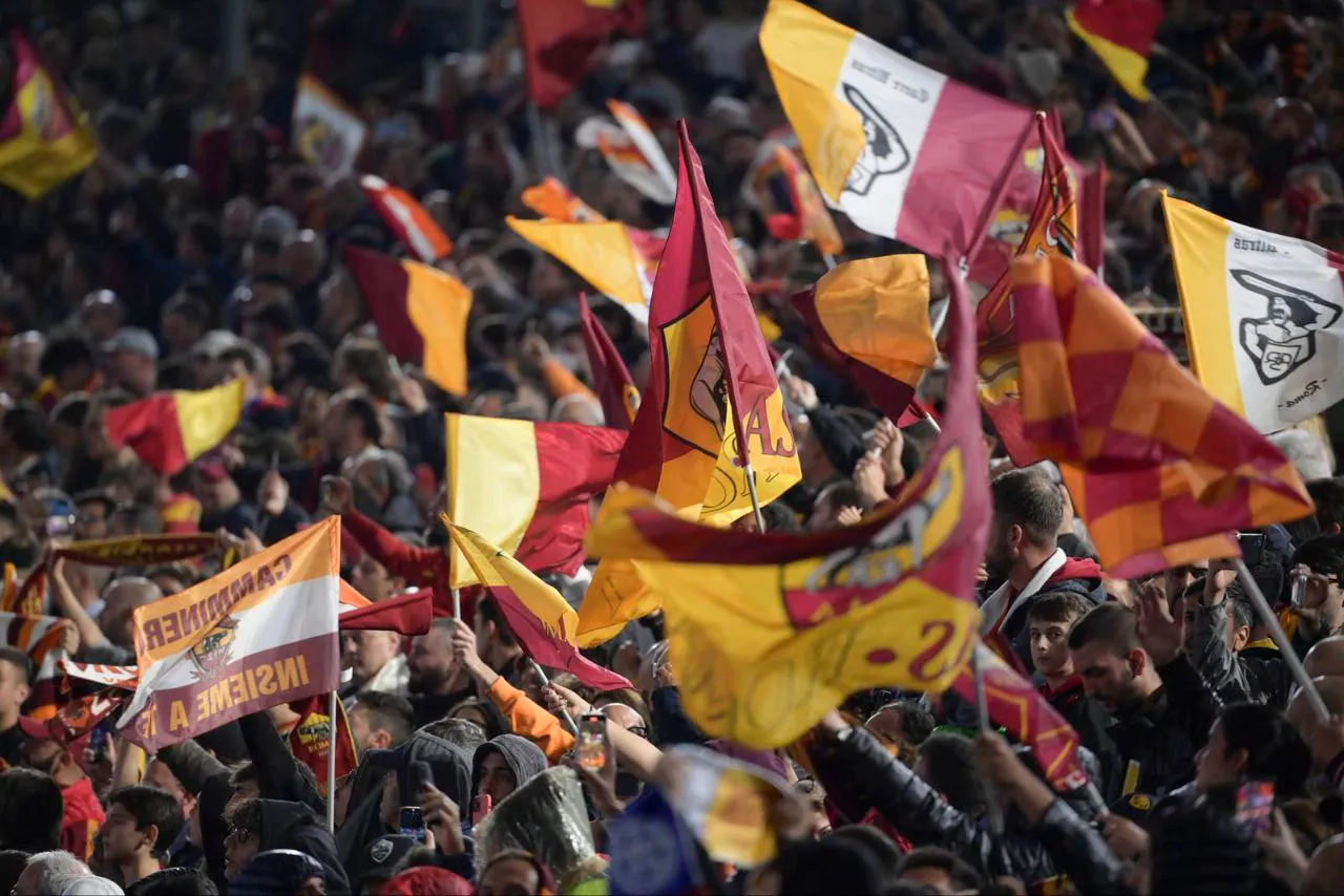 bandiere roma leicester