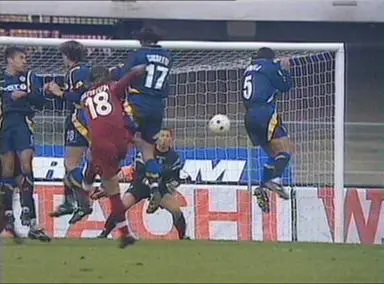 batistuta punizione verona roma