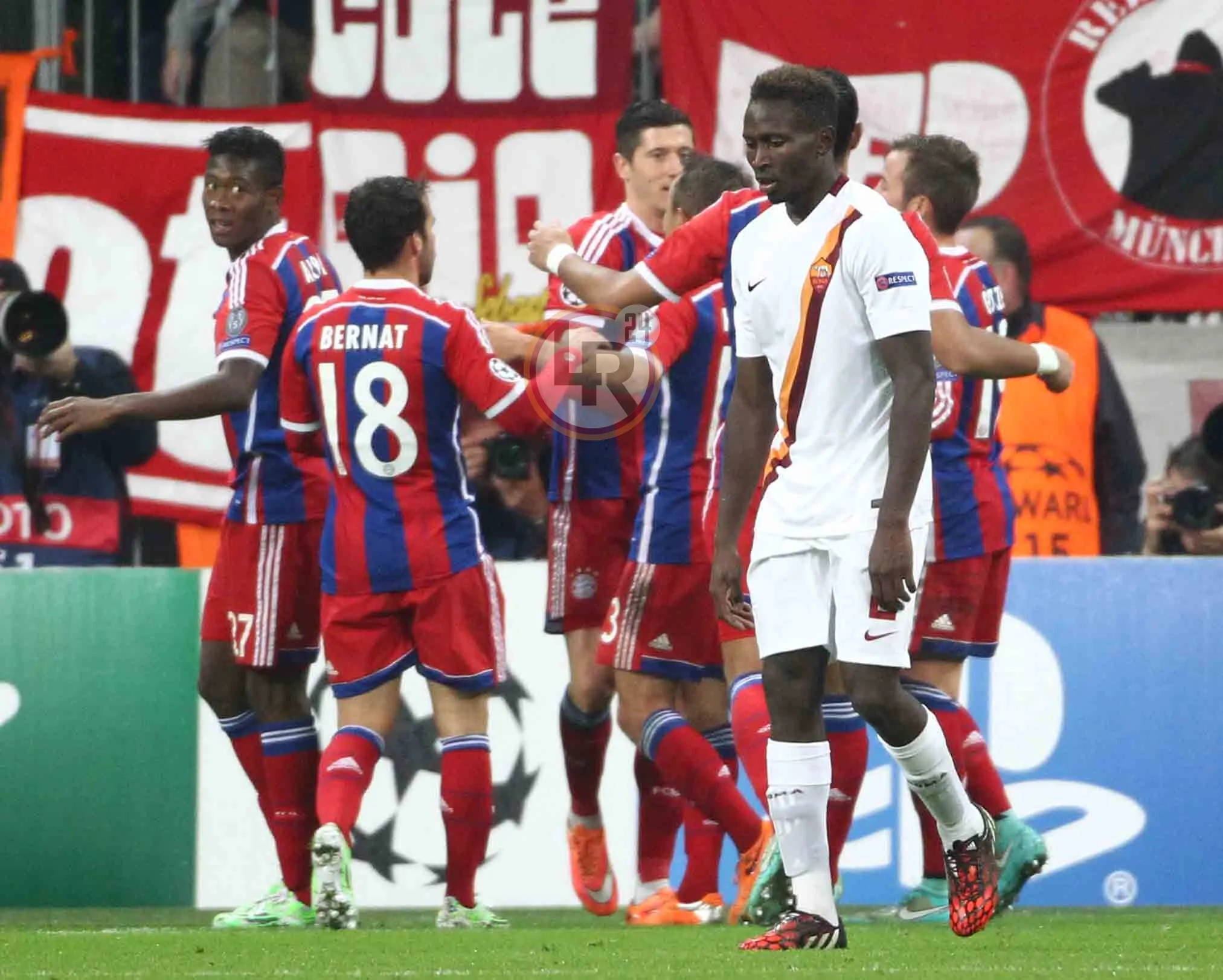 bayern monaco roma yanga mbiwa