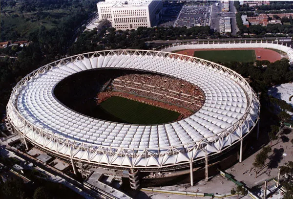 big stadio olimpico esterno alto