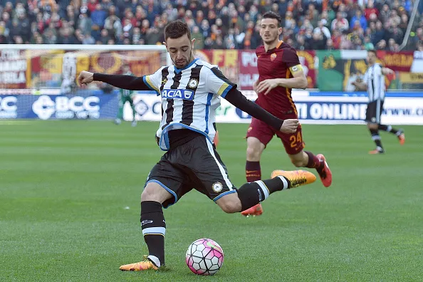 bruno fernandes udinese roma