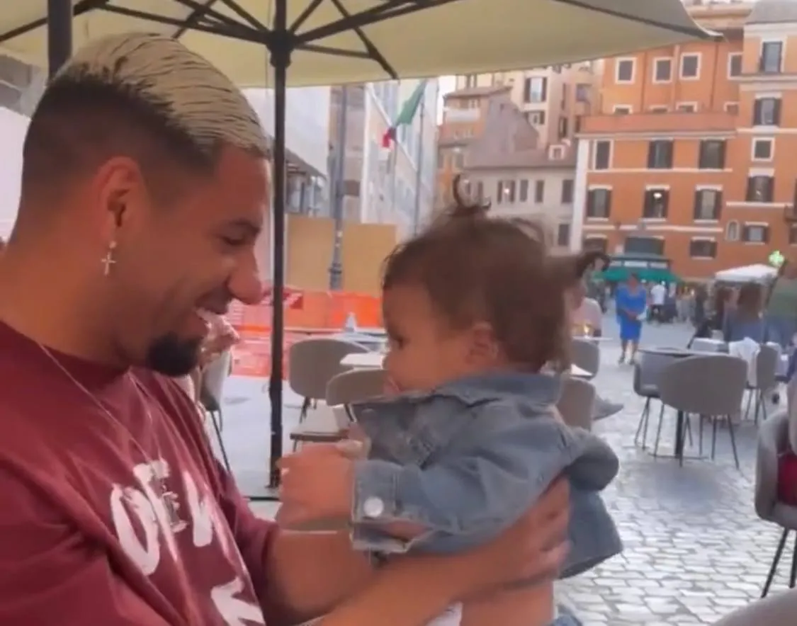 bruno peres instagram figlia cori lazio