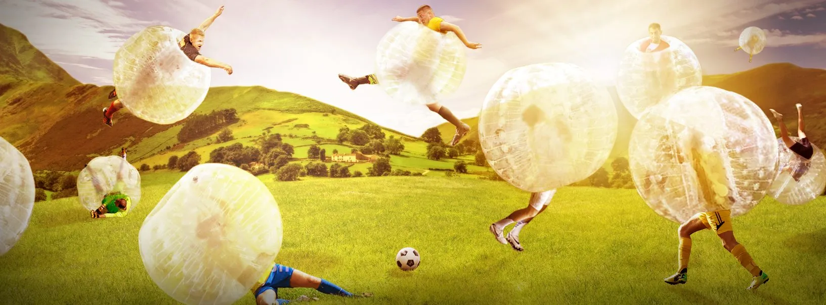 bubble football