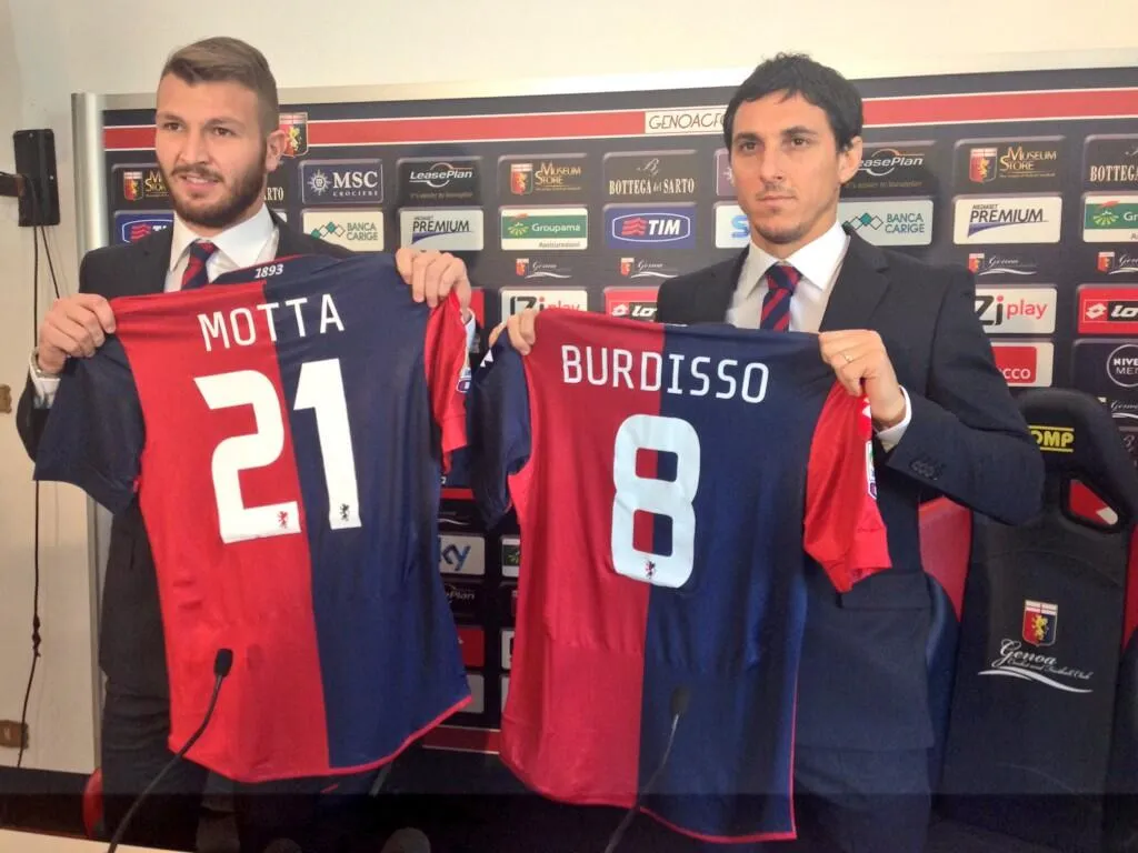 burdisso motta presentazione genoa
