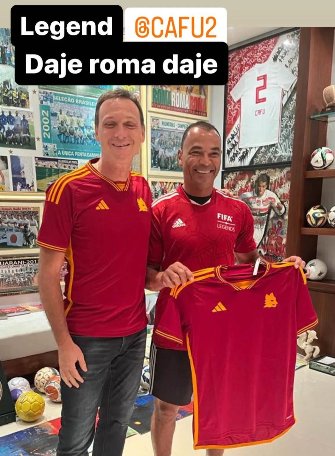 cafu adidas maglia roma