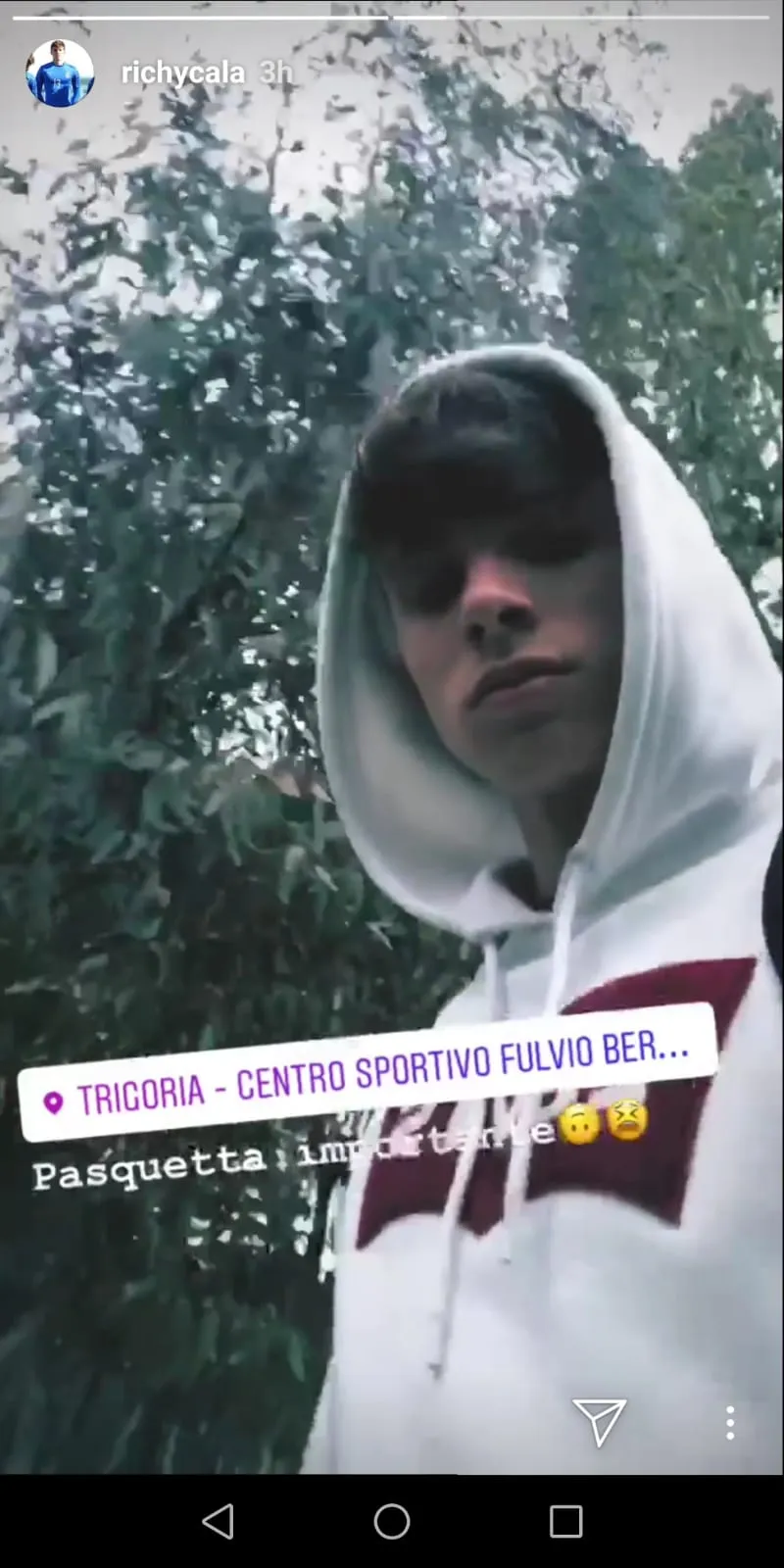 calafiori al lavoro nel giorno di pasquetta