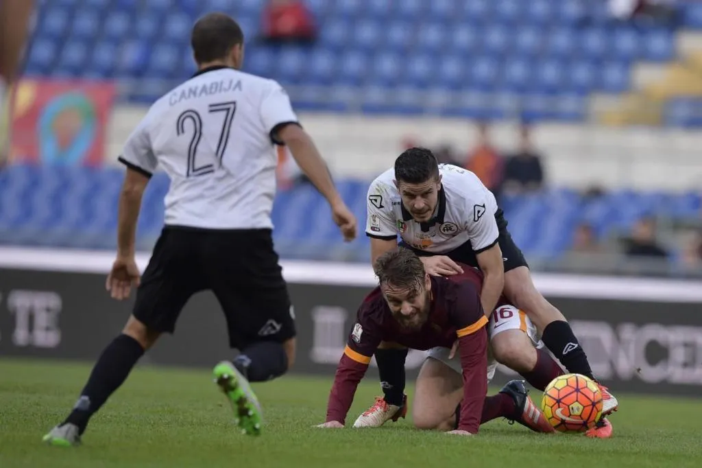 catellani de rossi roma spezia coppa italia 161215