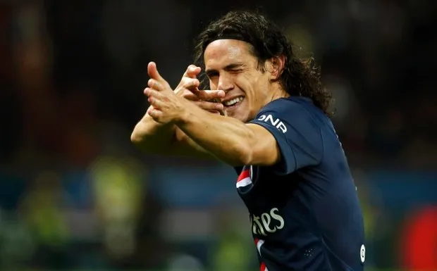 cavani esultanza 2015 psg