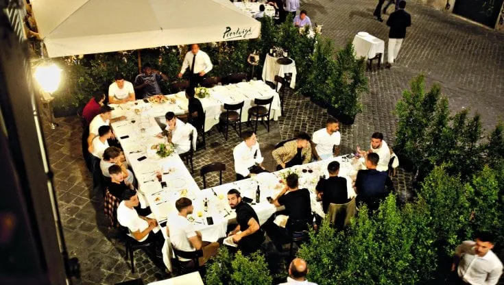 cena squadra foto repubblica