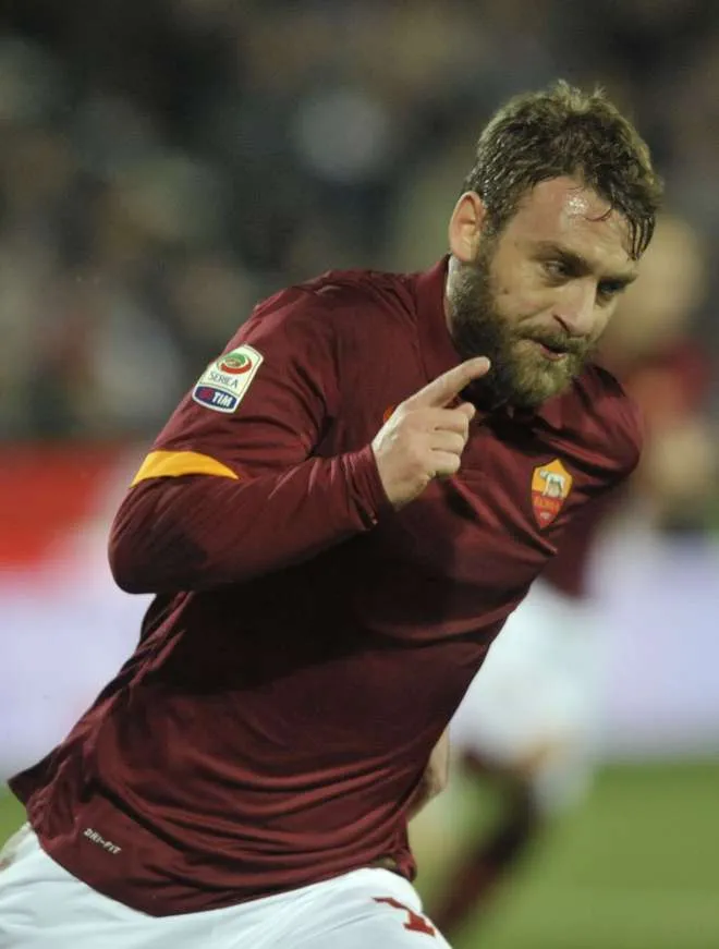 cesena roma de rossi esultanza 2