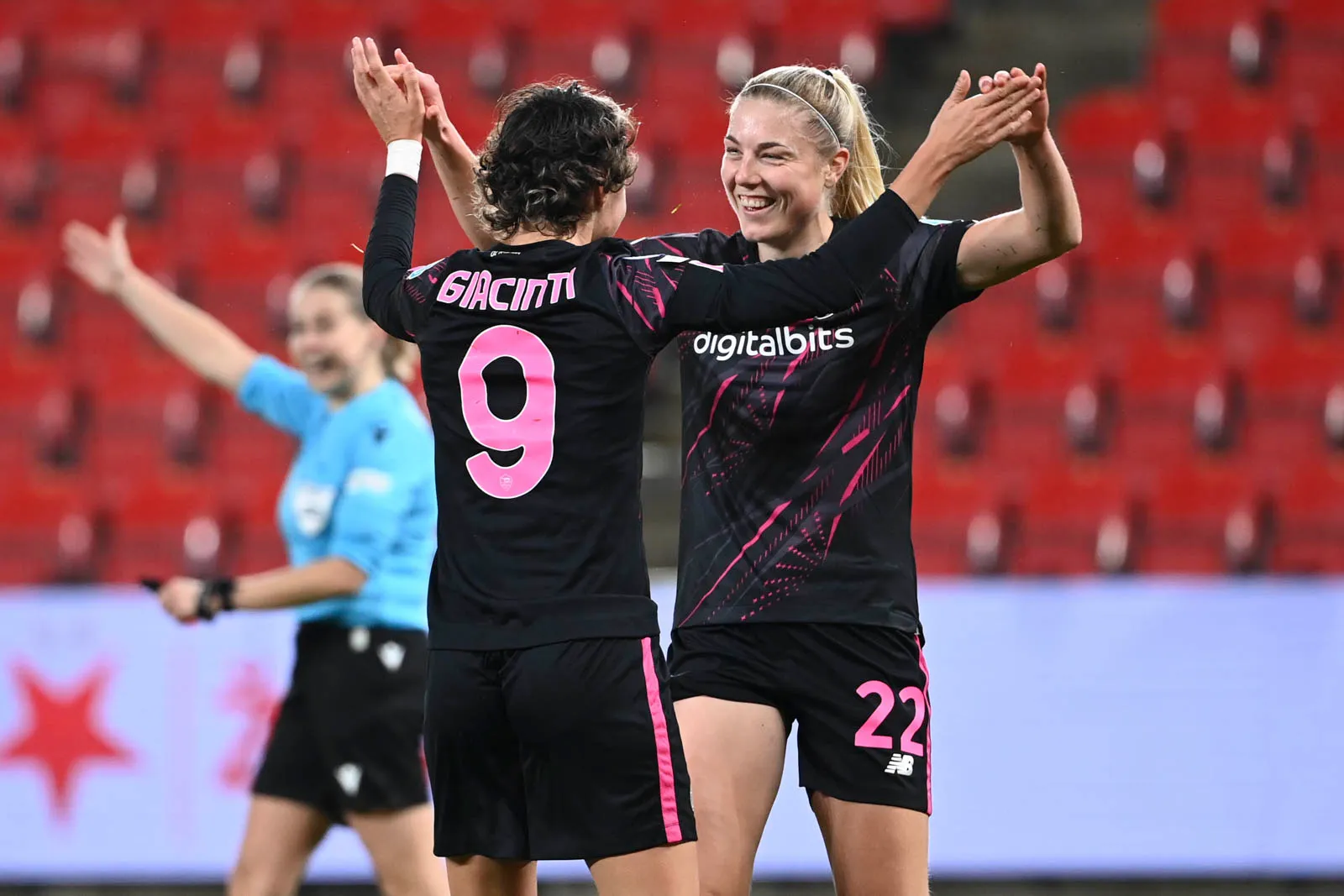 champions league femminile slavia praga roma giacinti haug