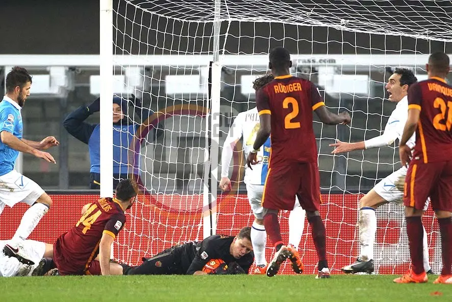 chievo roma gol 2