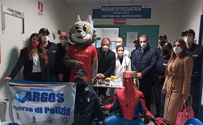 consegna doni san camillo argos e as roma 11