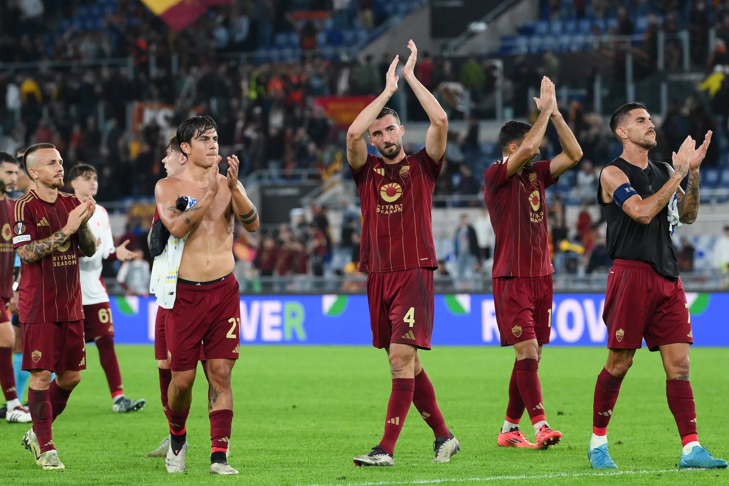 cristante e dybala roma dinamo
