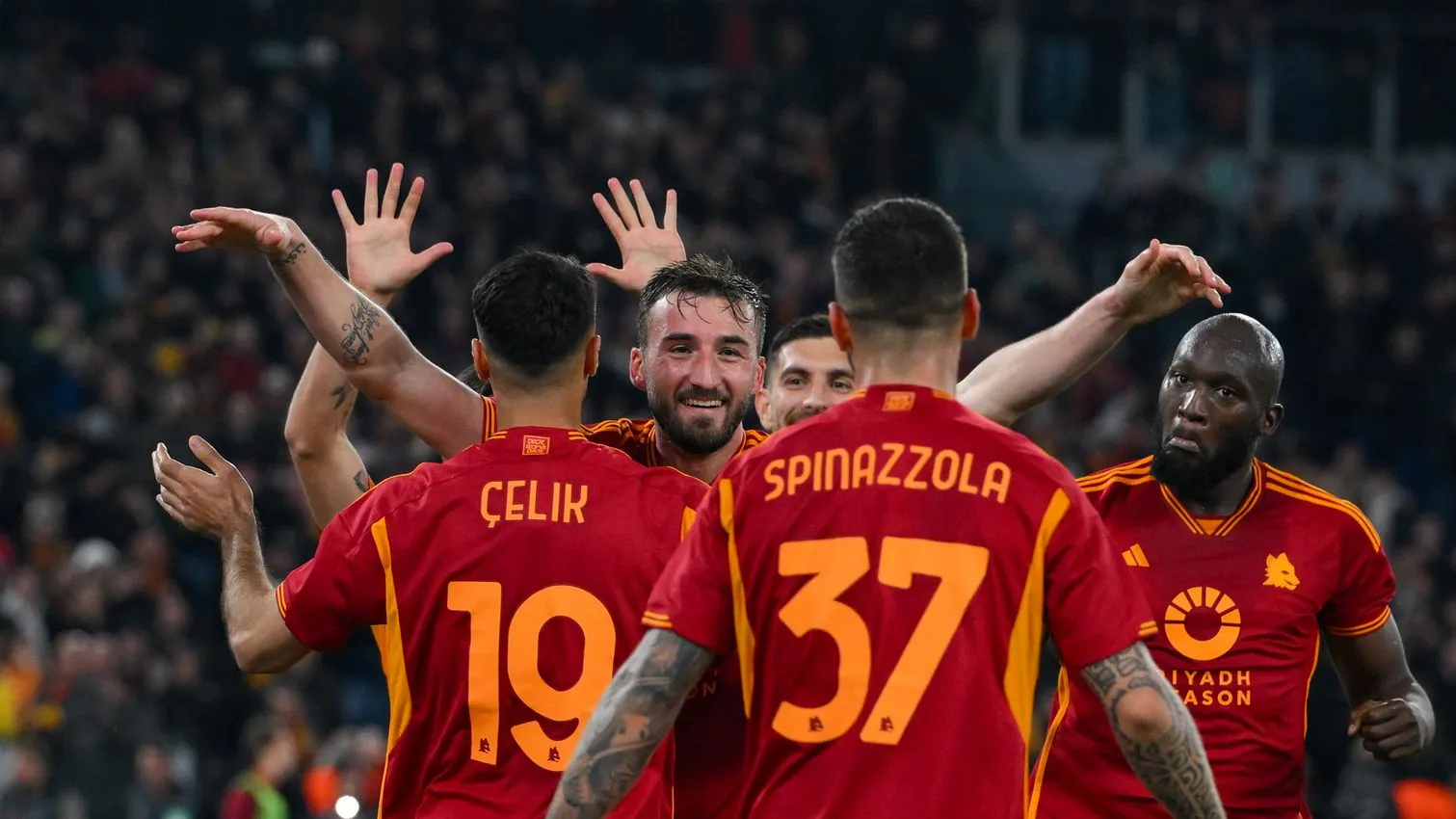 cristante esultanza roma brighton