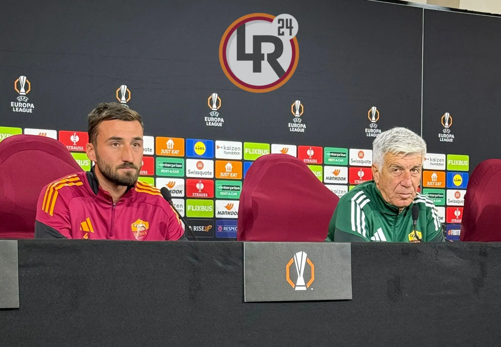 cristante gasperini conferenza stampa roma midtjylland