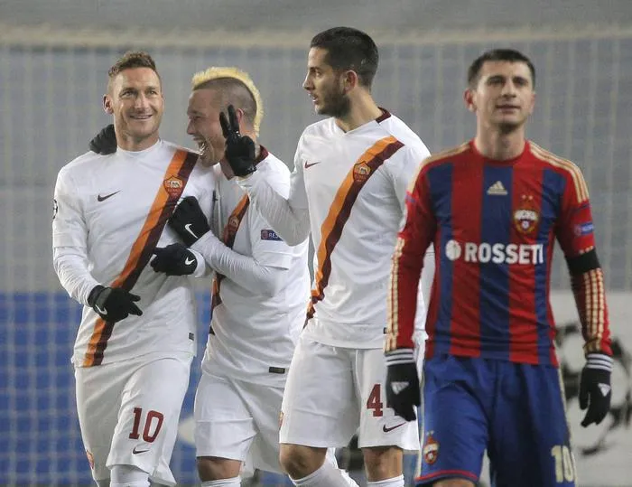 cska roma esultanza 2