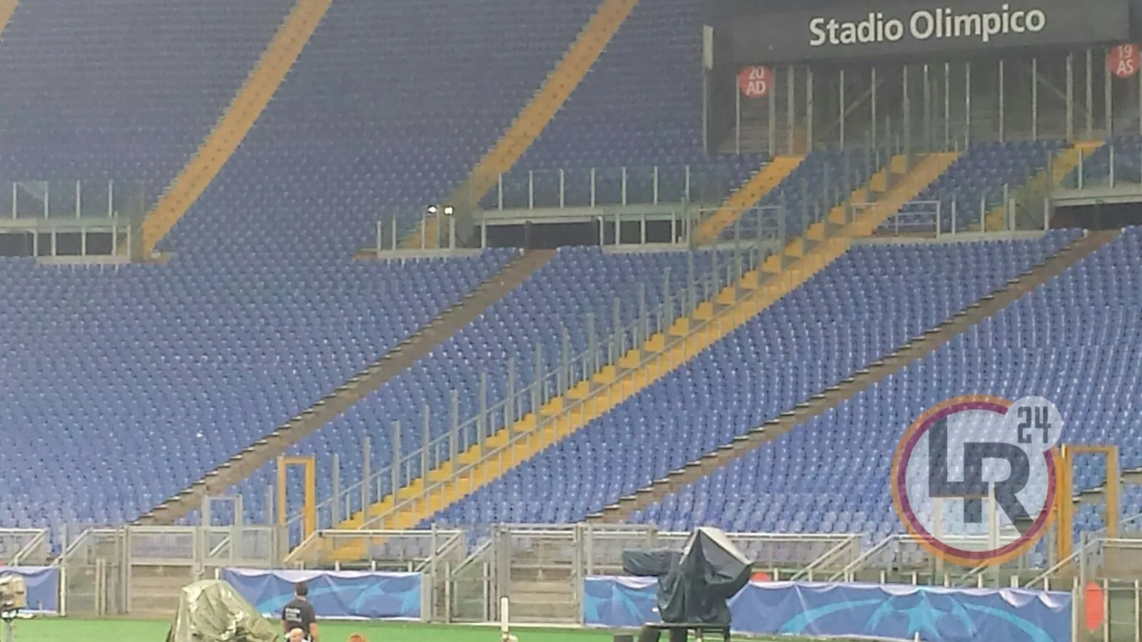 curva sud olimpico 150915 barriere