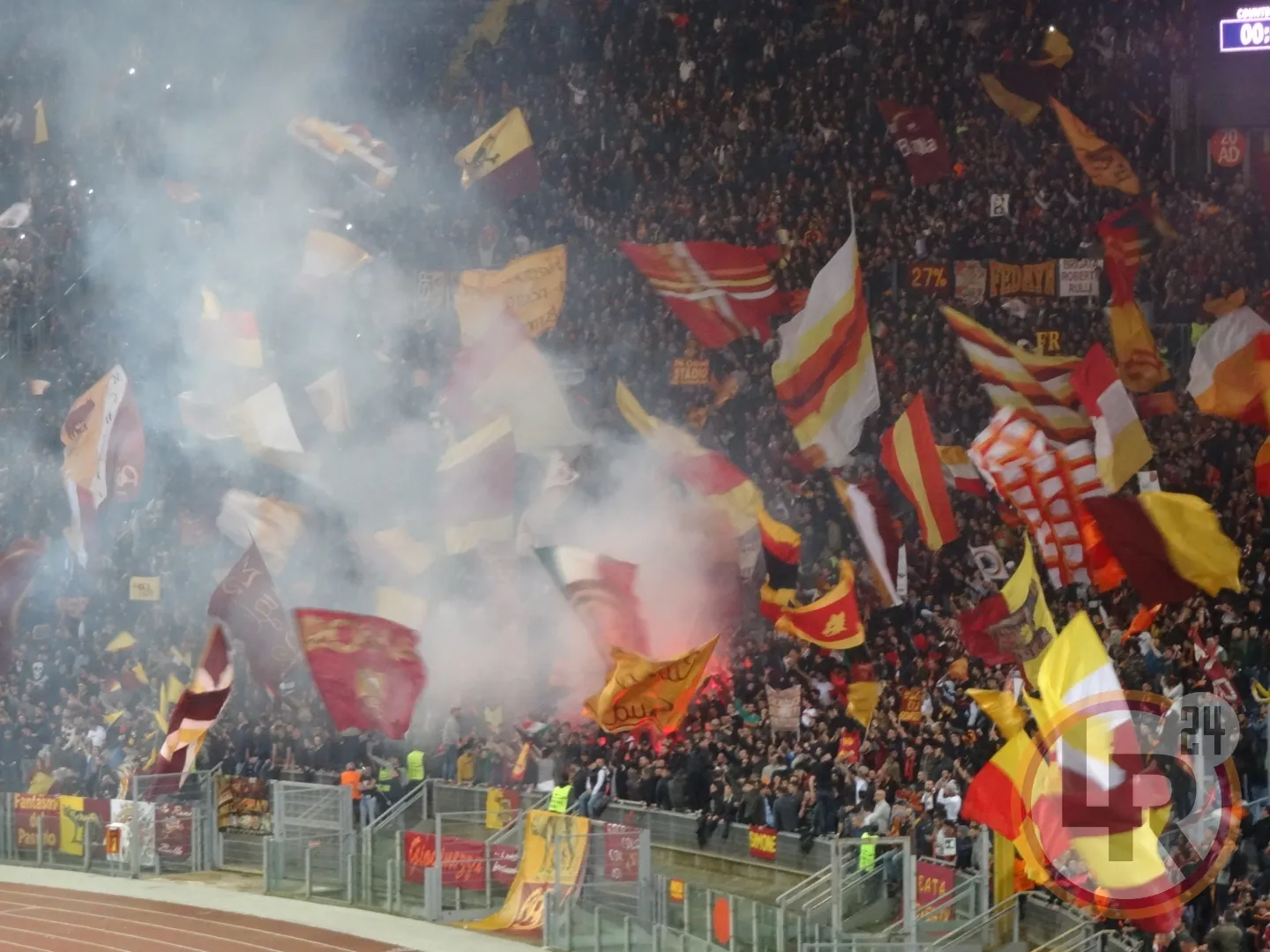 curva sud roma barca