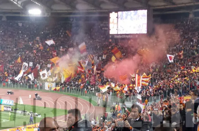 curva sud roma chievo 2