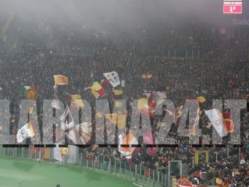 curva sud roma napoli 5 2 14