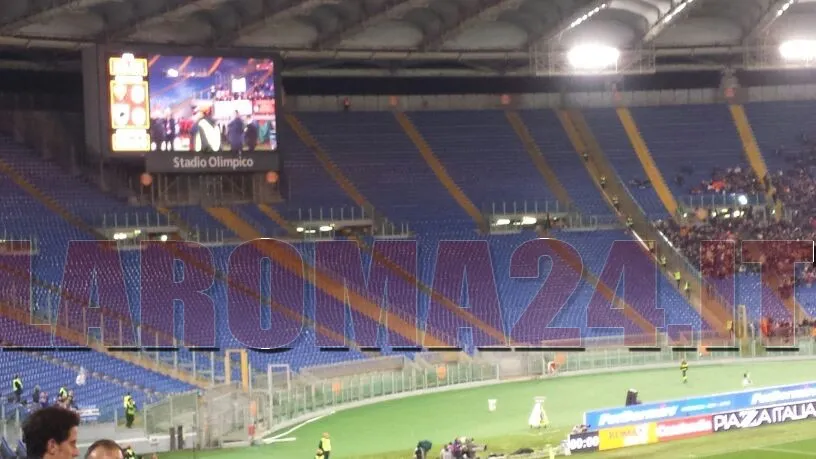 curva vuota roma samp lr24