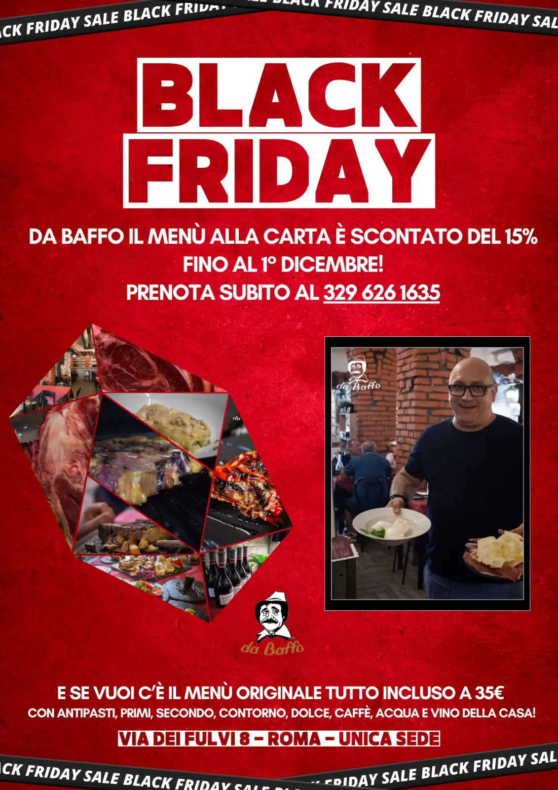 da baffo black friday
