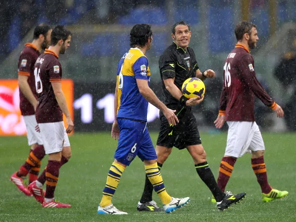 de marco palla in mano parla roma parma